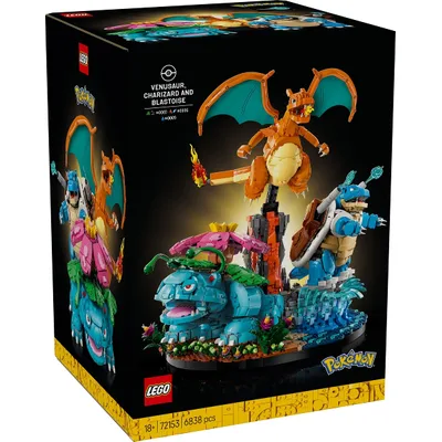 Venusaur, Charizard and Blastoise — box