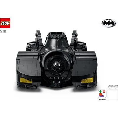 Batman Returns Batmobile — instructions